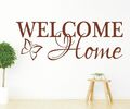 Wandtattoo Welcome Home Flur Wandsticker Wilkommen Zuhause Spruch sweet 5