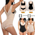 Damen Full Body Shaper Bauchweg Mieder Slimming Shapewear Unterwäsche Korsett