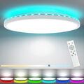 RGB LED Deckenleuchte Sternenhimmel Deckenlampe Dimmbar mit Fernbedienung Lampe