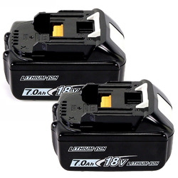 2 PACK- 18V/7,0Ah für Makita Akku BL1860 B- 2er Set -197422-4 BL1850 BL1830 NEU