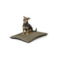 Weiche Wendedecke Dunkelblau/Olive Hundebett Liegematte Auto ca. 75 x 55 cm