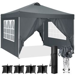 Pavillon Faltpavillon 3x3/3x6m Partyzelt Pavillion Pop-Up Wasserdicht UV-Schutz