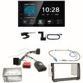 Kenwood DMX5020DABS Android Auto CarPlay Einbauset für Kia Venga