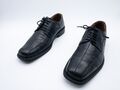 bugatti Herren Businessschuh Halbschuh Schnürschuh schwarz Gr 43 EU Art 26681-98