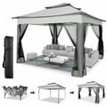 3x3/3,3x3,3m Faltpavillon Pavillon UV Gartenzelt Partyzelt Stabil Wasserdicht DE