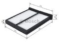 BOSCH 1 987 432 086 Innenraumfilter Filter Pollenfilter für MITSUBISHI