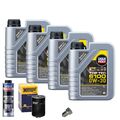 Motoröl 0W30 LIQUI MOLY Top Tec 6100 4L+HENGST Ölfilter+Spülung+Ölablassschraube