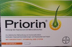 Priorin 30 Kapseln von Bayer made in Germany aus Germany Original  Verpackung !p