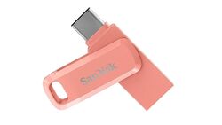 SanDisk Ultra Dual Drive Go 32GB 64GB 128GB 256GB USB Type C Pen Drive Peach