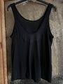 H&M Tank Top | Trägershirt | schwarz | A-Linie | Gr. L