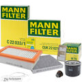 MANN-FILTER FILTERSATZ FÜR RENAULT TWINGO 3 SCe SMART FORFOUR FORTWO AB 14