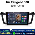 Für Peugeot 508 9" Touchscreen Android Autoradio GPS Navigation CarPlay DAB+ 64G