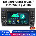 2G+32G Autoradio Für Mercedes Benz W245 W169 A B Klasse Android 12 GPS NAVI WIFI