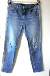 OPUS Denim Jeans Hose "ELY" Gr. 38 40 blau Galonstreifen Seitenstreifen