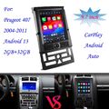 für Peugeot 407 2004-2011 4Kern 9,7'' Android 13 Autoradio CarPlay GPS WIFI 32GB