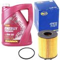 SCT GERMANY ÖLFILTER + 5 LITER 5W-30 MOTORÖL MANNOL ENERGY PREMIUM 5W30 DEXOS 2