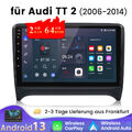 2+64GB Für AUDI TT MK2 8J 2006-2014 9" Carplay Android 13 Autoradio GPS Navi DAB