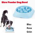 Hundenapf Antischling Futterschüssel Hund Katze Haustier Slow Feed Napf Bowl AE