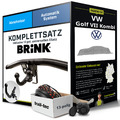 Anhängerkupplung BRINK abnehmbar für VW Golf VII Kombi +E-Satz Kit (AHK+ES)