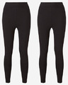 2-er SET THERMO LEGGINGS EXTRA WARM MIT INNENFLEECE STRUMPFHOSE GR. S M L