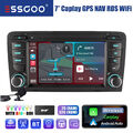 2+32G DAB+ Carplay Autoradio Android 13 GPS NAVIGATION Für Audi A3 8P 03-2013 S3