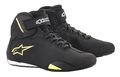 Alpinestars Sektor Gr. 11 Motorrad Schuhe Stiefel schwarz-fluogelb