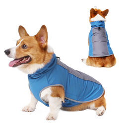 Hundemantel Reflektierend Hundejacke Hundekleidung Wasserdicht Regenmantel S-3XL