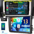 Für Golf 5 6 Plus Touran Caddy Jetta DAB+ Autoradio Android 13 2+32G Carplay GPS