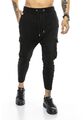 Redbridge Herren Cargo Jogginghose Hose Sweat-Pants tiefer Schritt Freizeithose
