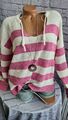 Esprit Pulli Shirt Sweatshirt weiß rosa gestreift S bis XXL Damen(2 821) NEU