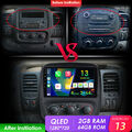 Autoradio CarPlay Android13 64G WIFI NAVI RDS Für Opel Vivaro B Renault Trafic 3