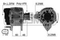 Lichtmaschine Generator Lima ERA 210497A für 2CH VW 2KJ 2KA 2KH CADDY 2CA 2KB 3