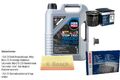 BOSCH Inspektionspake 5 L LIQUI MOLY Top Tec 4600 5W-30 für Nissan NV200/Evalia