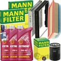 MANN INSPEKTIONSPAKET+MANNOL 5W-40 ÖL passend für 1.4 FIAT DOBLO IDEA LANCIA