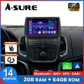 DAB+ 2G+64G Android 14 Autoradio GPS CarPlay Für Opel Zafira Tourer C 2011-2016