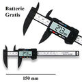 Digitaler Messschieber Schieblehre Messlehre 0-150mm LCD Display Messe Tiefenmaß