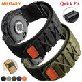 Quick Fit Sport Nylon Armband für Garmin Fenix 7 7X 6 6X Pro 5 5X Plus Quatix 6