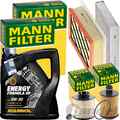 MANN INSPEKTIONSPAKET+4L MANNOL 5W-30 ÖL passend für OPEL MERIVA B ab BJ 07.12