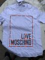 love moschino t shirt Weiß Gr. 40