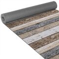 Läufer Wood Industry Küchenläufer Holz Küchenteppich Braun B-65cm Pflegeleicht