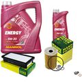 MANN Inspektionspaket 6 L MANNOL Energy 5W-30 für KIA Rio II 1.5 CRDi JB