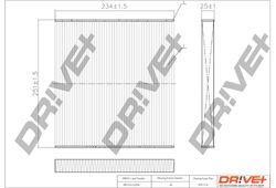 Innenraumfilter Dr!ve+ DP1110.12.0054 Partikelfilter für OPEL MOVANO U9 BlueHDi