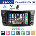 Für Benz CLS E-Class W211 W219 Carplay Android13 32G Autoradio GPS Navi WIFI RDS