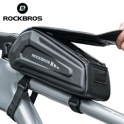 Rockbros Fahrradtasche Rahmnetasche Wasserdichte Tasche für Fahrrad 1,7L Schwarz