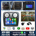 Apple CarPlay GPS Navi Für Renault Dacia Logan 2 Sandero Android 13 Autoradio
