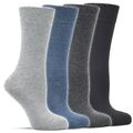 12 - 24 Paar Herrensocken ohne Gummi Strümpfe Business Baumwolle Socken 39-46