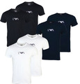 Emporio Armani Herren T-Shirts Basic Logo im 2er-Pack S-M-L-XL-XXL 111267-CC715