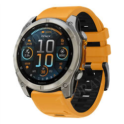 Für Garmin Fenix 8 E 7 7X 6 6X Epix Pro 5 5X Plus 3 HR Quick Fit Silikon Armband