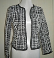 leichte Jacke Kurz Blazer Bolero Gr. 36/S in Wolloptik