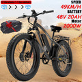 2000W Elektrofahrrad Cheevalry E-Bike 26 Zoll Mountainbike 48V 20AH Samsung Akku